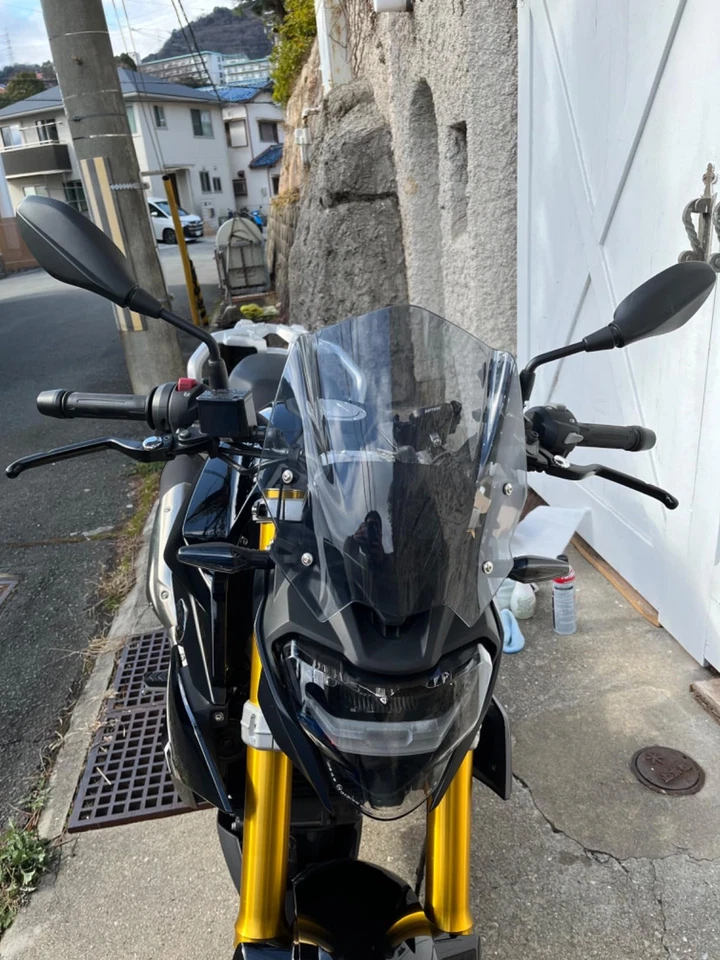 WOLFLINE Windshield Deflector for BMW G310R 2016-2024 Light Smoke US Stock Foto 4 de 4