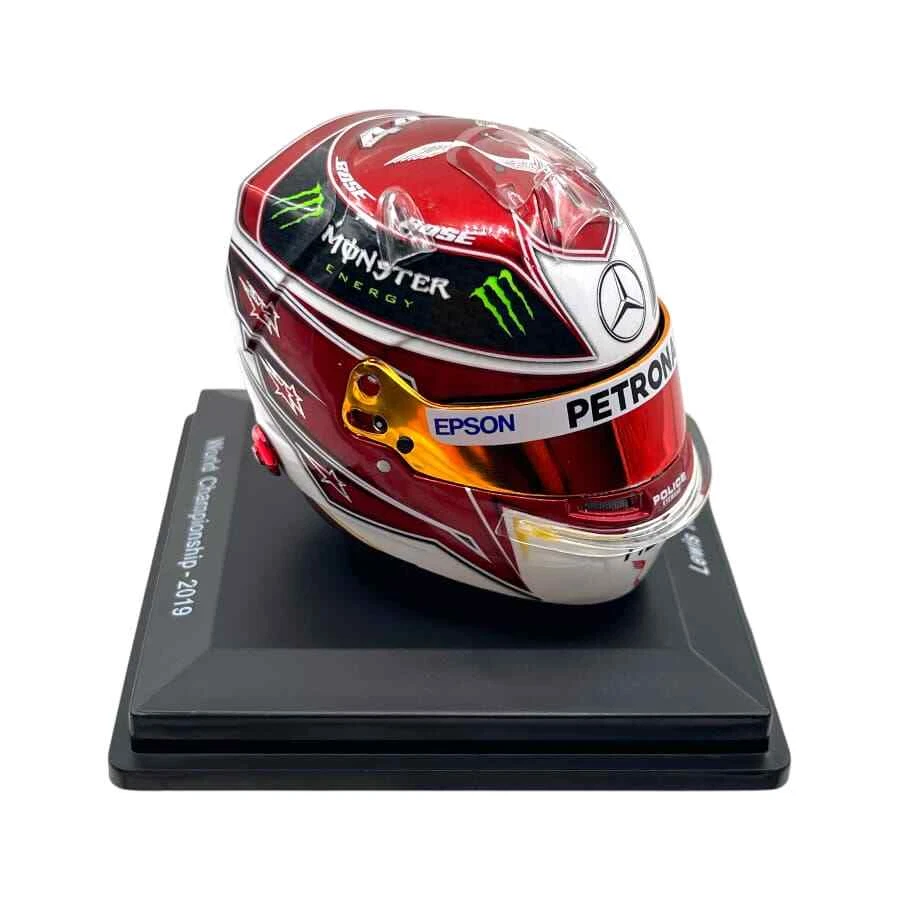 Mini Helmet Spark 1/5 Lewis Hamilton United States GP World Championship 2019 - Immagine 2 di 4