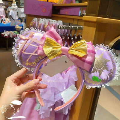 Disney.Parks Rapunzel Tangled Pascal Mickey Mouse Ears Minnie Headband