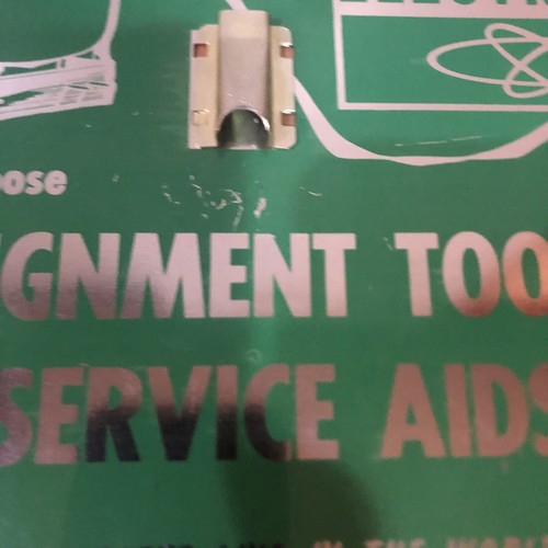 Vtg GC Electronics 8378 Advertising Service Mirror w/Stand - GC Alignment Tools - Picture 6 of 10