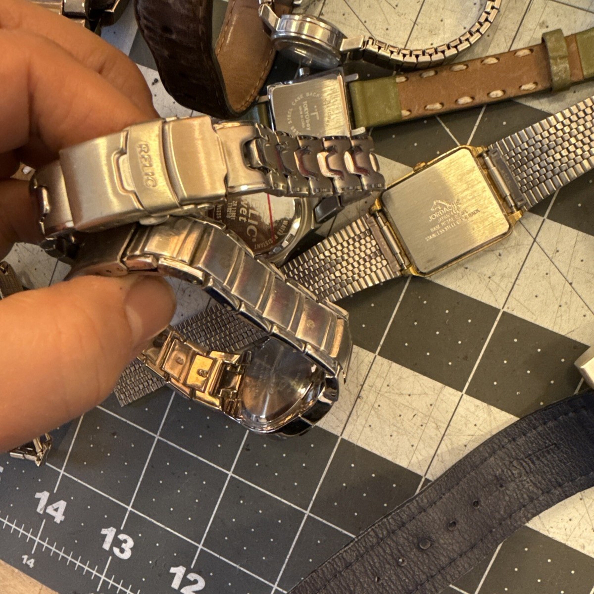 Lot untested ladies watches Timex benrus Activa Anne Klein Anne Klein Charm Watch Timex Expedition Garmin Relic Benrus  main image 4
