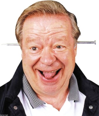 Funny JUMBO NAIL THRU HEAD GAG Spike Joke Prank Magic Trick Arrow Halloween Big
