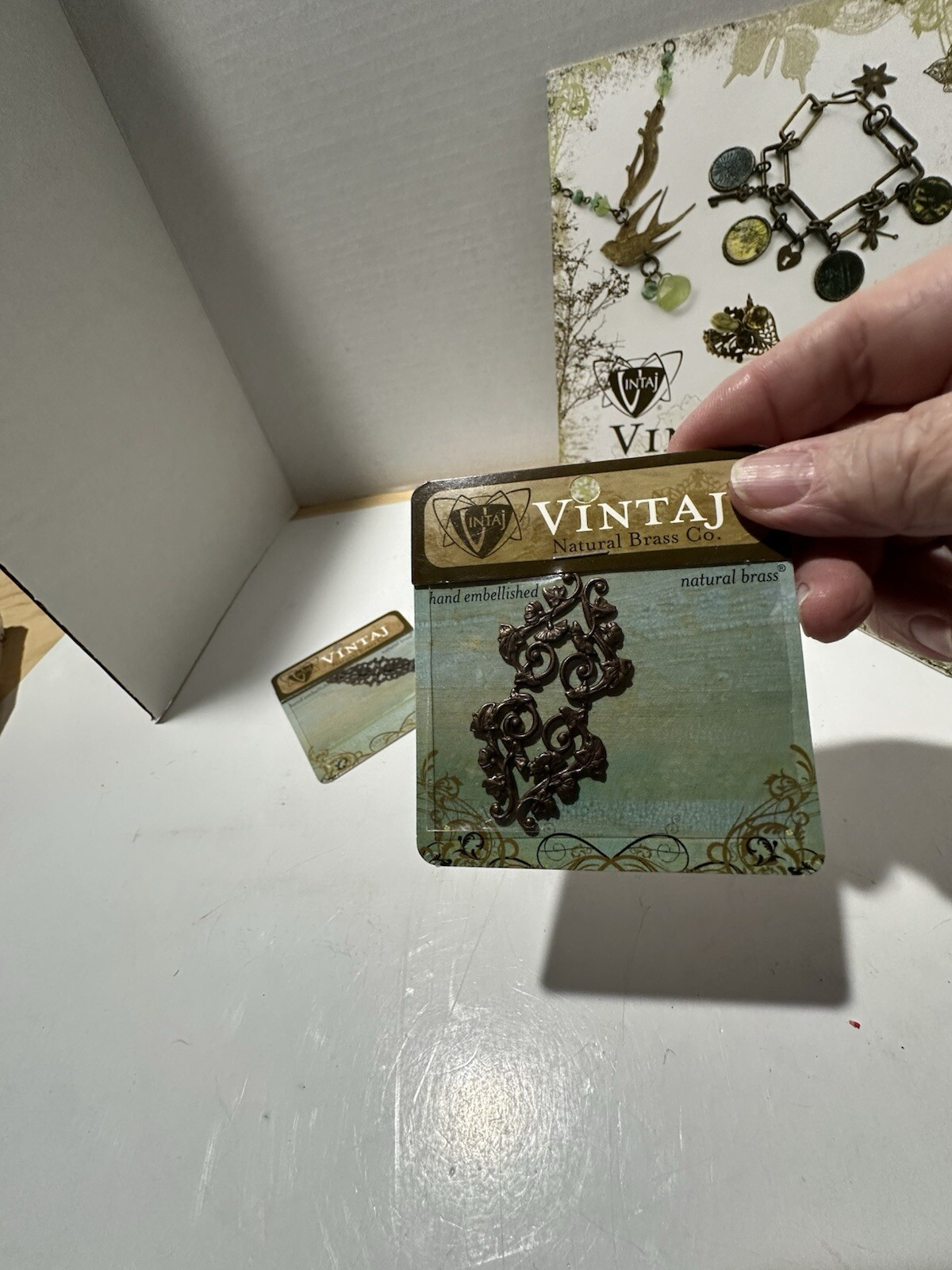 Vintaj Jewelry Technique Book/  Steampunk Style Plus Supplies