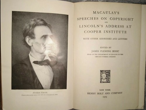 English Readings for Schools Speeches of Macaulay and Lincoln 1915 - Bild 5 von 6