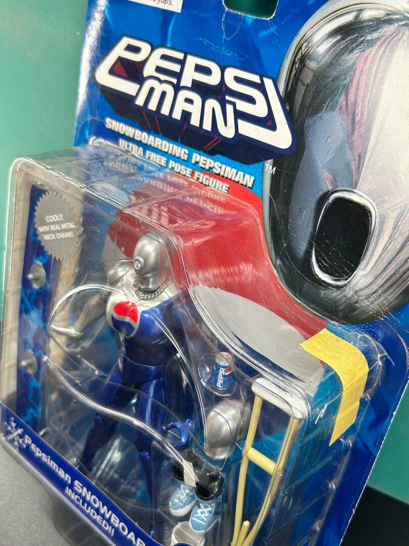 Pepsi Man Ultra Free Pose Action Figure PEPSIMAN Blue