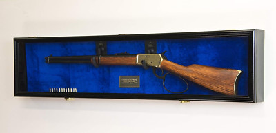 Estante De Armas Expositor Pared Soporte Rifle Individual Estante Madera Maciza