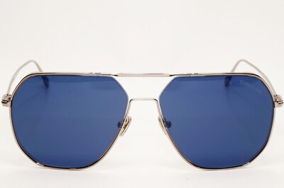 Tom Ford Sunglasses Gilles-02 Gunmetal Blue Navigator Pilot TF 852