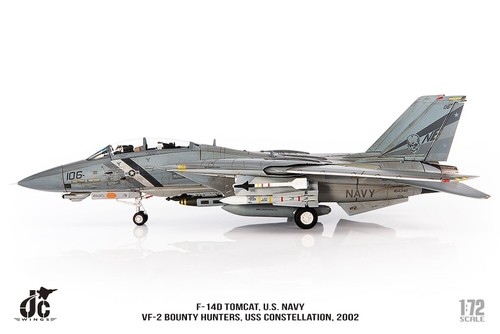 Grumman F-14D Tomcat, USN VF-2 Bounty Hunters, JC Wings 1/72 JCW-72-F14-009 - Picture 13 of 15