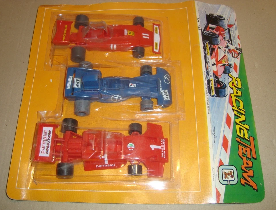 RACING TEAM FERRARI/TYRREL-FORD/BRABHAM ALFA ROMEO CANE' BOLOGNA ANNI 60/70 - Immagine 2 di 4