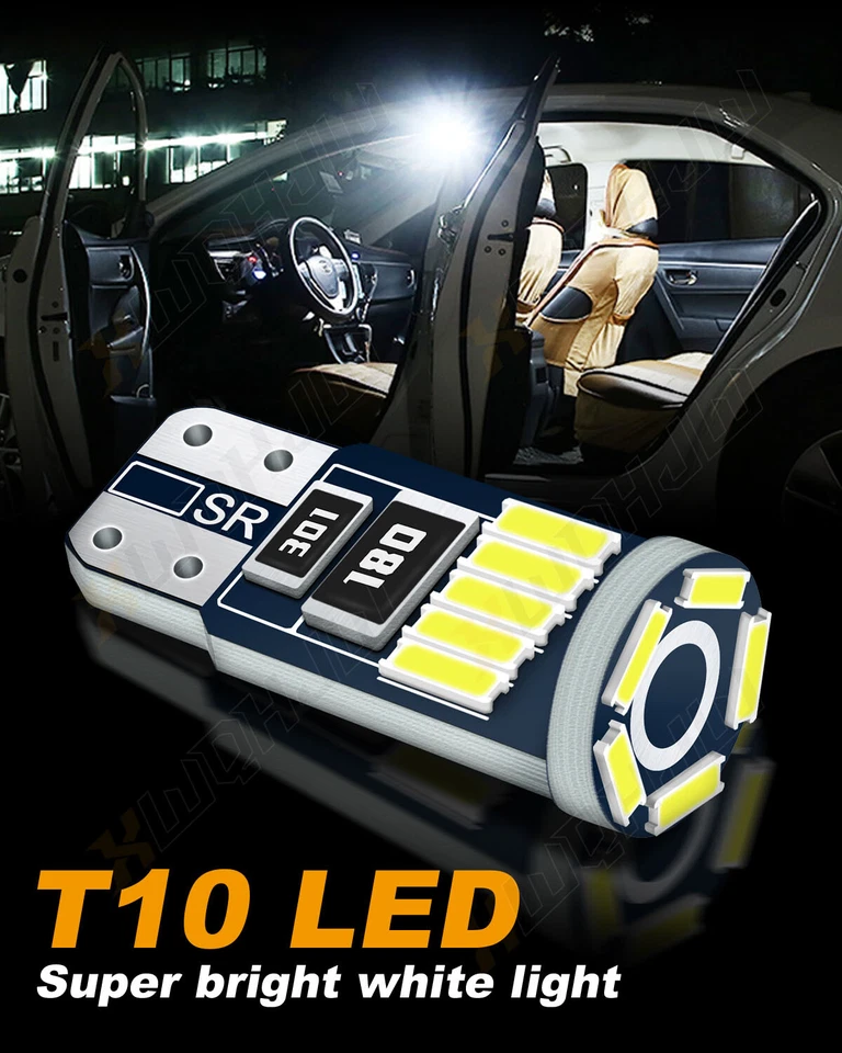 5X Canbus LED Car Interior Inside Light Dome Trunk Map License Plate Lamp Bulb - Image 2 of 4