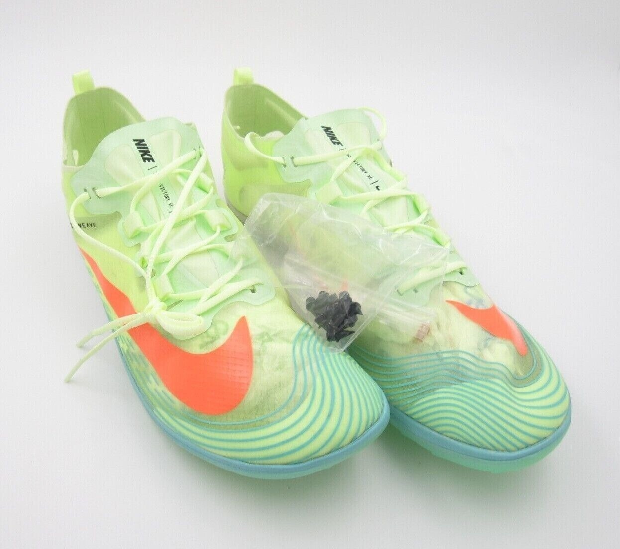 New Nike Zoom Victory 5 XC Distance Volt Hyper Spike Shoe Sz 12 (Z67) AJ0847-701