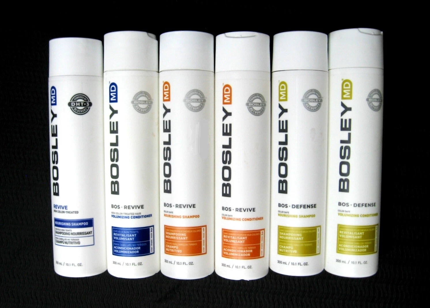 www.prominentresults.com :BH04 Bosley MD Defense Revive Protect Retain Restore Grow Shampoos Conditioners