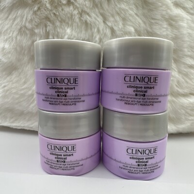 4 Pc Clinique Smart Clinical MD Multi-Dimensional Age Transformer Resculpt 15 ml