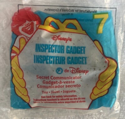 Disney's Inspector Gadget Secret Communicator McDonald's Happy Meal Toy #3 NIB
