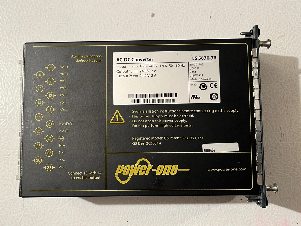 POWER-ONE AC-DC CONVERTER LS 5670-7R GALAXY SCIENTIFIC ATLANTA - Image 2 of 4