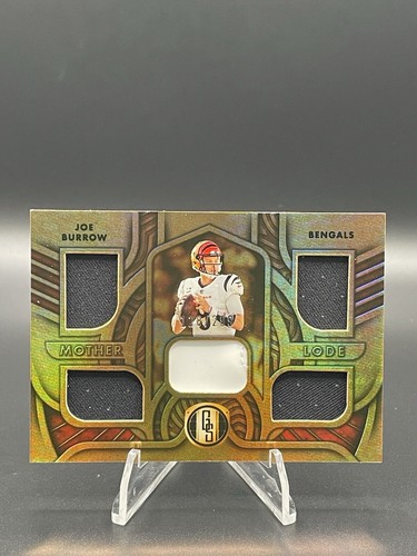 Parche Panini Gold Standard Mother Lode 2022 #1 Joe Burrow/299 Bengals 5 parches - Imagen 1 de 3