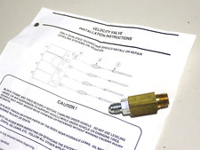 RAP90279 VELOCITY VALVE FITTING FOR MOTORHOME...