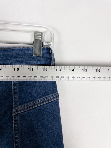 Free People Jeans Womens 25 Blue Mid Wash Slim High Rise Denim - Picture 5 of 7
