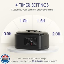 Wattne Paraffin Wax Machine for Hands and Feet   Paraffin Wax Warmer Moisturi...