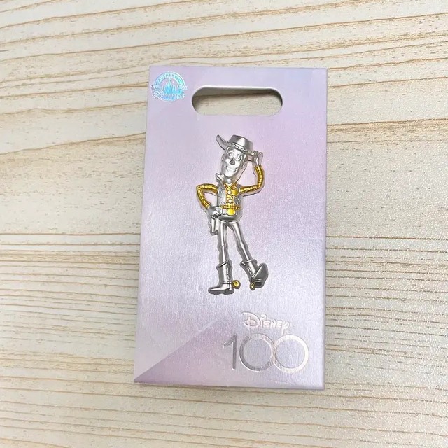 Hong Kong Disney 100th Anniversary Woody Pin Badge Limited Edition
