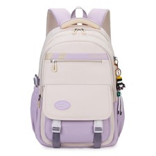 VIDOSCLA Teen Girls' Backpack for School Color-blocking Sports Kids Backpack ...