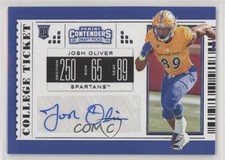 2019 Panini Contenders Draft Picks College Ticket Josh Oliver #162 Auto 2r5