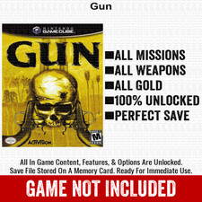 Gun 100 Nintendo GameCube Memory Card Save CHEATS