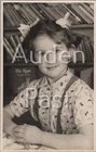 Young Girl With Hair Bows Studio Portrait Paignton Real Photograph 87x137mm