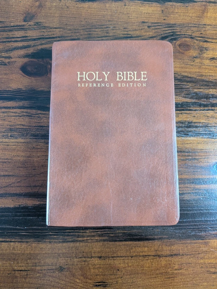 Vintage Bible: 1976 KJV Giant Print Reference Concordance by Nelson, Leather?? - Image 2 of 4