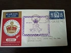 2/6/1953 Australia FDC - Elizabeth II Coronation -Qantas Airlines Official Cover