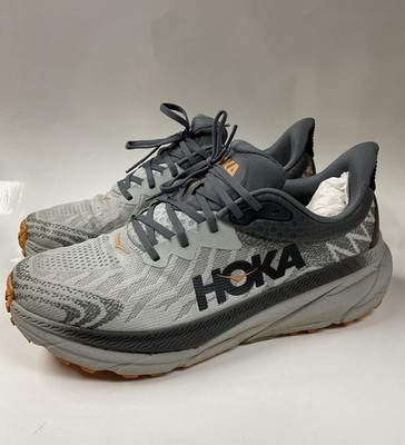 Hoka Challenger ATR 7 WIDE Men's Shoes 1134499 Gray Orange Size 13