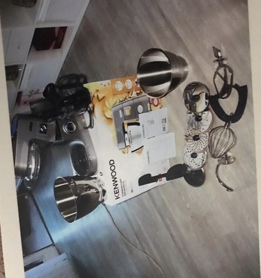 Kenwood Titanium Chef Patissier XL 1400W Küchenmaschine - Silber, 7L