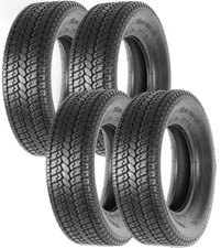 eCustomrim 4-Pk ST205/75D14 DEEP TREAD Trailer Tires Bias Ply LRC 1760 Lbs.