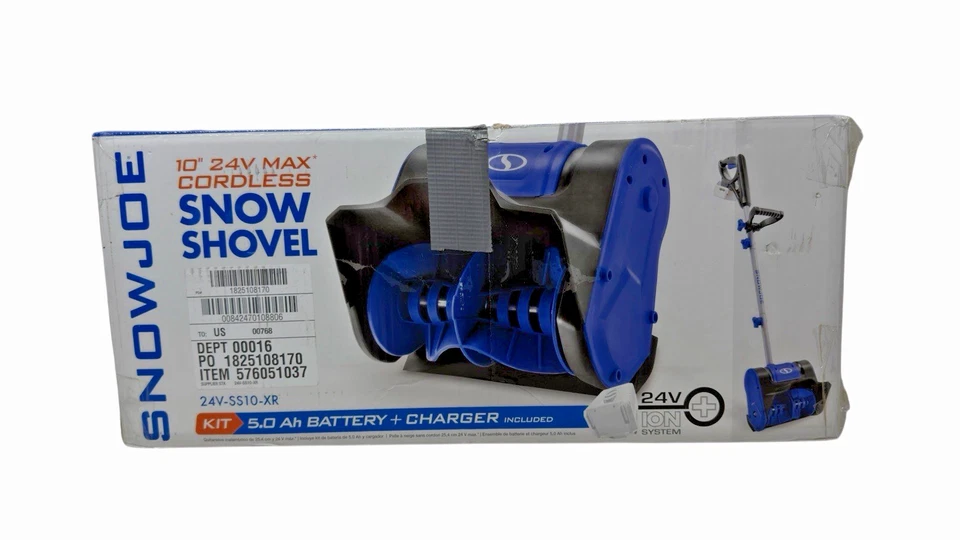 Pá de neve sem fio Snow Joe 24V 10 polegadas - Imagem 2 de 4