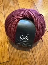 K & C Luxe Superwash 100% Merino Wool Yarn Pomegranate 3.5oz Discontinued