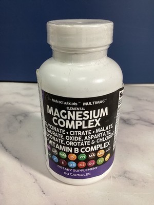 Clean Nutraceuticals Magnesium Complex Glycinate Citrate Malate Oxide Blend
