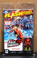 McFarlane DC Page Punchers 3 Flashpoint The Flash Figure with Comic Book NEW