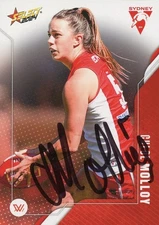 Signed 2024 Sydney Swans AFLW Select Footy Stars Card - Chloe Molloy