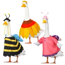 3 Pcs Goose Outfits Porch Goose Clothes Goose Costume for 23 Inch Cement Goos...