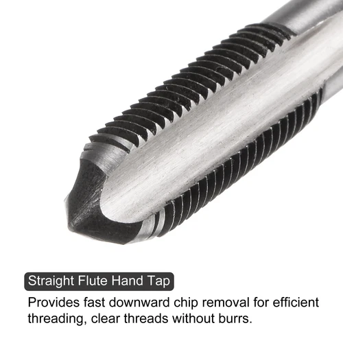 M7 x 0.75 Alloy Tool Steel Taper/Bottom Thread Taps Metric Hand Tap Set 1 Pair - Picture 4 of 7