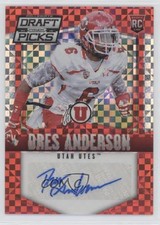 2015 Panini Prizm Collegiate Draft Picks Red Power Dres Anderson #165 Auto 0c2