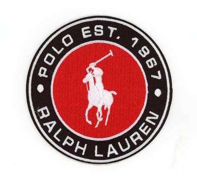 Polo Ralph Lauren EST. 1967 Patch   Heritage Logo   Iron-On / Sew-On Badge