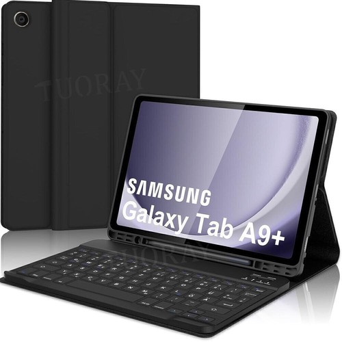 QWERTZ Tastatur Hülle Schutzhülle für Samsung Galaxy Tab S10 S9 FE S8/S7/A9+ DE - Bild 31 von 44