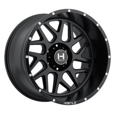 20x10 Hostile H108 Sprocket Asphalt Satin Black Wheel 5x5 -19mm 20x10 Hostile H108 Sprocket Asphalt Satin Black Wheel 5x5 -19mm