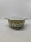 VINTAGE PYREX 2.5L COVERED CASSEROLE DISH SPRING BLOSSOM CRAZY DAISY # 475