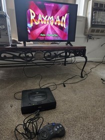 Sega Saturn Mk-8000a With Cords And Games
