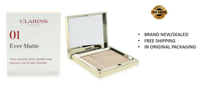 Clarins Ever Matte Radiant Mattifying Powder 01 Transparent Light 0.3 OZ