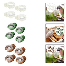 4Pcs Bird Water Dispenser Decoration Gifts Transparent Professional for Outside