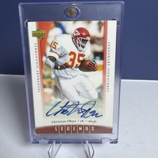 2006 Upper Deck Legends Christian Okoye Auto 