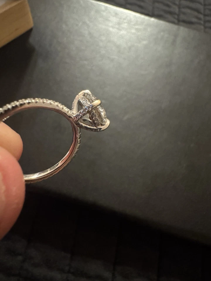 Lab created diamond engagement ring. Comes with documents. - Image 3 of 4